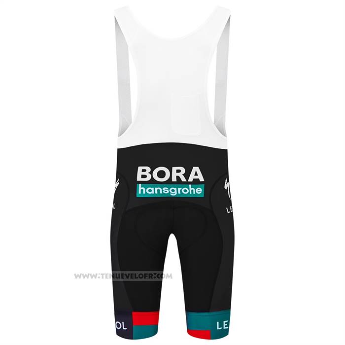 2023 Maillot Cyclisme Bora-hansgrone Noir Rouge Jaune Manches Courtes Et Cuissard